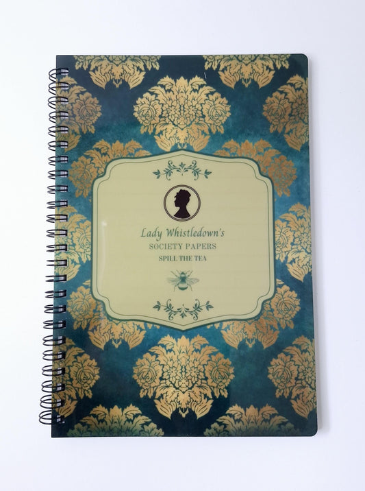Bridgerton inspired, Collection, Part 4 - A5 Journal, Notebook with lined paper